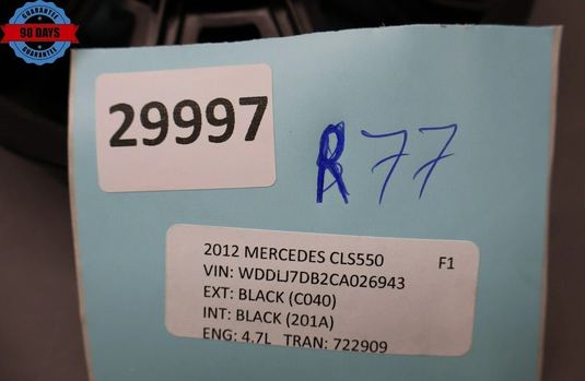 08-18 Mercedes CLS550 CLS400 Front Right Passenger Side Door Audio Speaker Oem