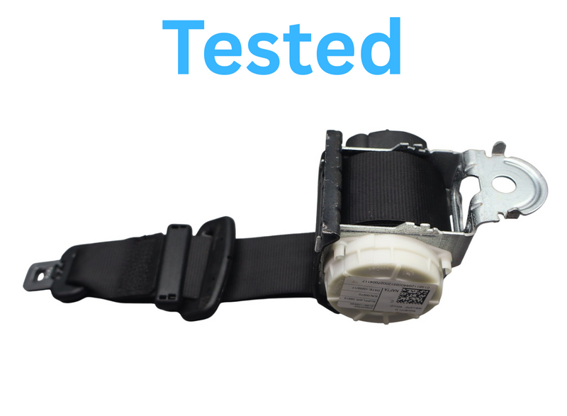 Load image into Gallery viewer, 17-19 Alfa Romeo Giulia 952 Rear Center Seat Belt Seatbelt Retractor Black Oem
