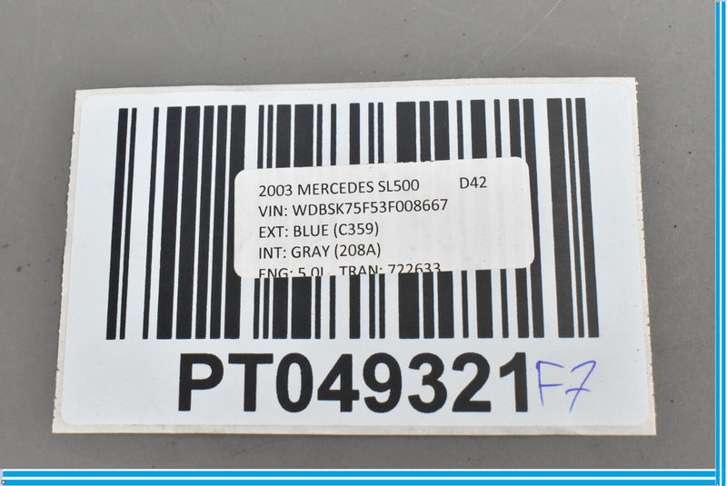 Load image into Gallery viewer, 03-06 Mercedes SL600 SL500 Front Right Passenger Inner Fender Liner Oem
