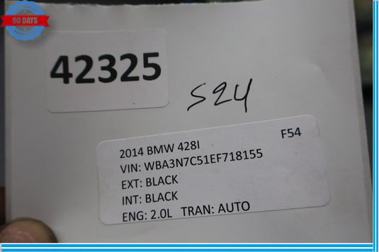14-20 BMW 428i Rear Right Passenger Side Interior Door Panel Cover Oem