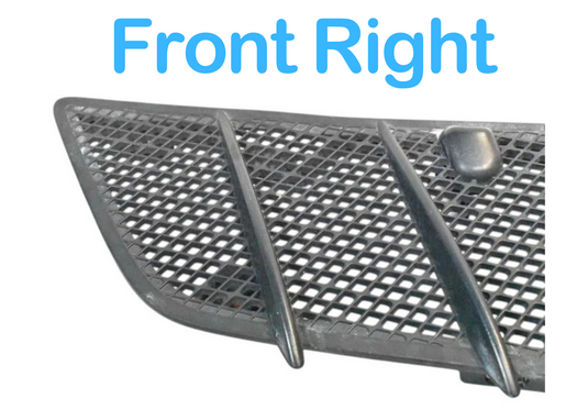 06-12 Mercedes GL450 ML320 ML500 Front Right Side Hood Vent Grill Black Oem