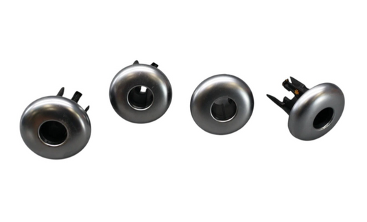 06-12 Bentley Continental Flying Spur Front Left & Right Seat Headrest Guide Oem