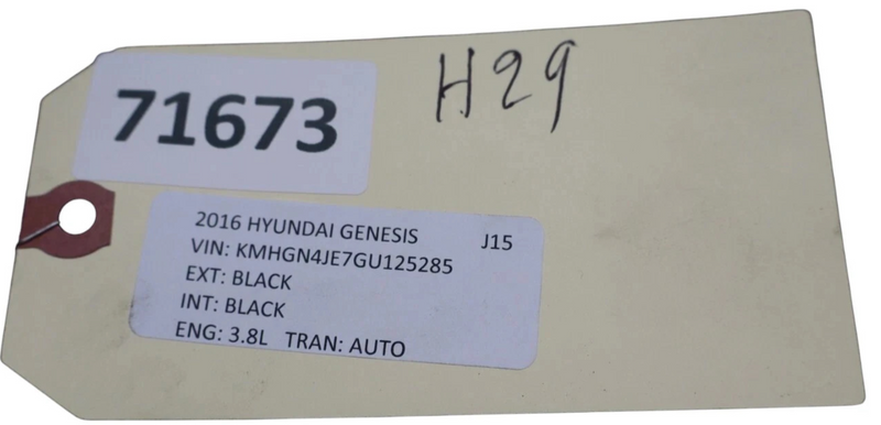 Load image into Gallery viewer, 15-17 Hyundai Genesis G80 Rear Left Or Right Side Seat Head Rest 89700B1010 Oem

