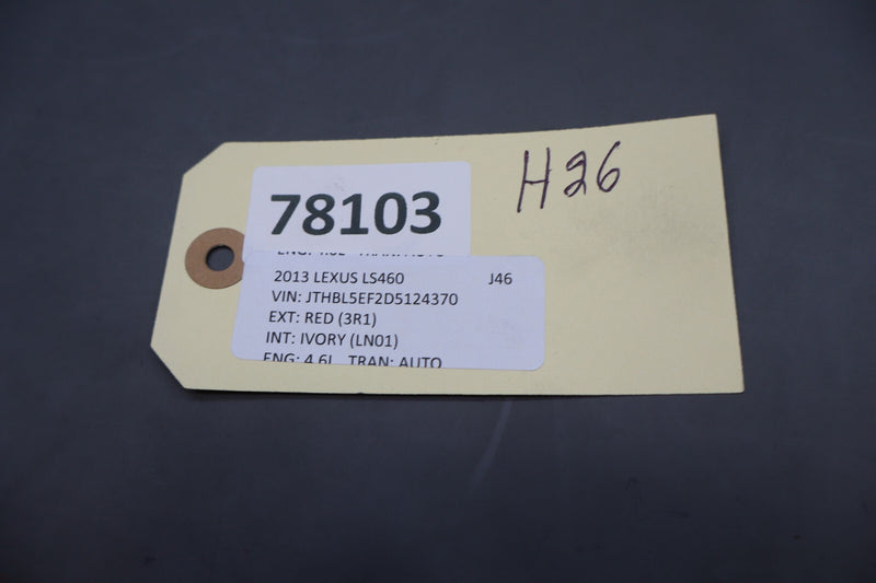 Load image into Gallery viewer, 13-17 Lexus LS460 LS460L Rear Right Passenger Side Seat Head Rest Headrest Oem
