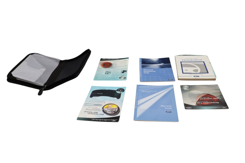 Load image into Gallery viewer, 2002 Ford Thunderbird Car Operator Owner Manual Guide Book W/ Case Cover Oem

