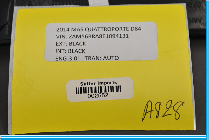 Load image into Gallery viewer, 14-20 Maserati Quattroporte Front Right Side A Pillar Middle Cover Trim Oem
