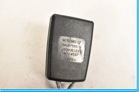 11-16 BMW 528i 535i 550i F10 Rear Right Seat Belt Buckle Black 9172380 Oem