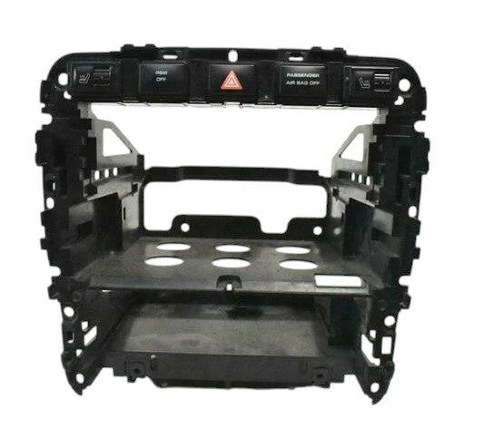 Load image into Gallery viewer, 03-10 Porsche Cayenne Dash Radio Stereo Bracket W/ Hazard Switch 7L5857093C Oem
