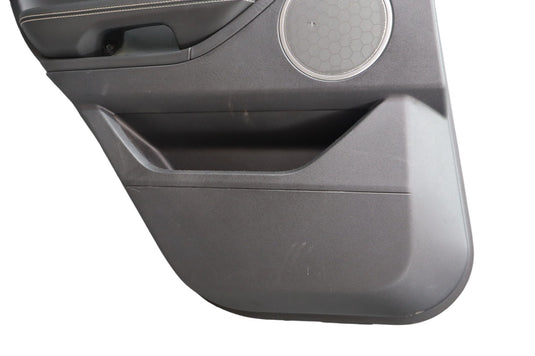 12-19 Range Rover Evoque L538 Rear Left Door Trim Panel Assembly Black Oem