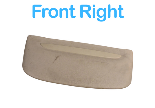 09-12 BMW 750i 750Li F01 Front Right Seat Upper Back Rest Pocket Trim Cover Oem