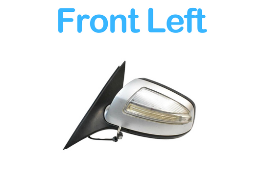 08-09 Mercedes W204 C300 C350 Front Left Driver Side Rear View Door Mirror Oem