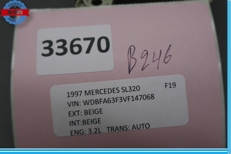 Load image into Gallery viewer, 90-95 Mercedes R129 SL320 SL500 Anti Theft Key Alarm Control Module Oem
