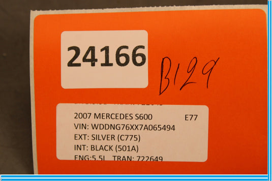 07-14 Mercedes S550 S600 W221 Front Right Side Door Lock Switch Oem