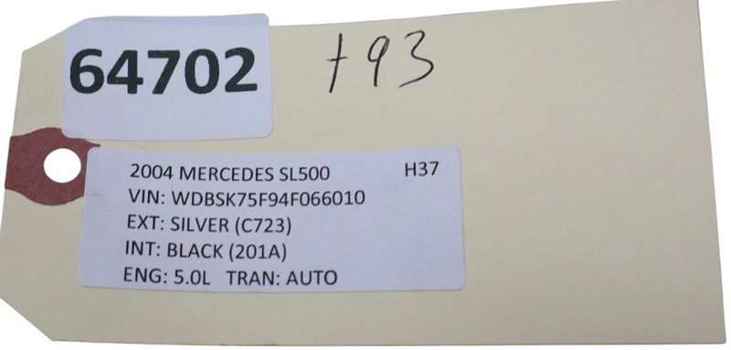 Load image into Gallery viewer, 03-12 Mercedes R230 SL500 Front Right Seat Outer Trim Cover Panel 2309184630 Oem
