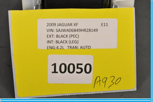09-11 Jaguar XF Front Left Driver Side Seat Belt Retractor 8X23F611B09AB Oem