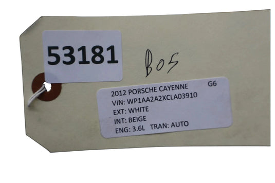 11-14 Porsche Cayenne 958 Rear Left Bumper Blind Spot Distance Sensor Module Oem