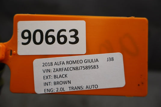 17-22 Alfa Romeo Giulia Rear Sub Frame Subframe Crossmember 00505521600 Oem