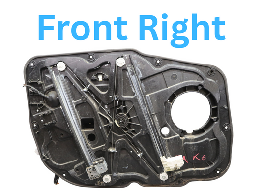 15-20 Hyundai Genesis G80 Front Right Side Door Window Regulator Panel Black Oem