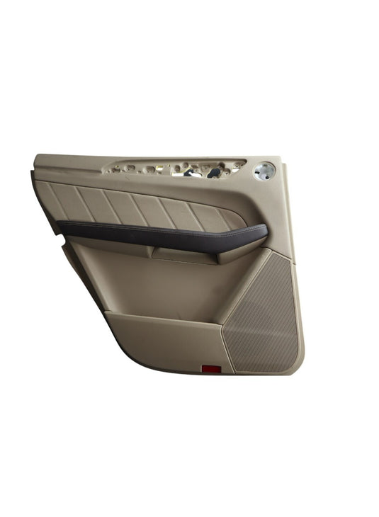 07-19 Mercedes X166 GL450 GL550 Rear Left Side Interior Door Panel Beige Oem