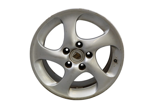 01-05 Porsche 911 996 Front Wheel Alloy Rim Disc 8x18 18" R18 ET50 Oem