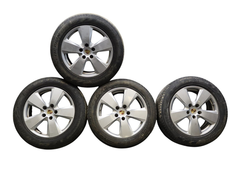 Load image into Gallery viewer, 19-23 Porsche Cayenne Front &amp; Rear Wheel Tire Rim Set 9Y0-601-025 19'' Oem
