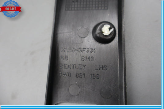 03-12 Bentley Continental GT GTC Front Left Side Seat Switch Cover Trim Oem