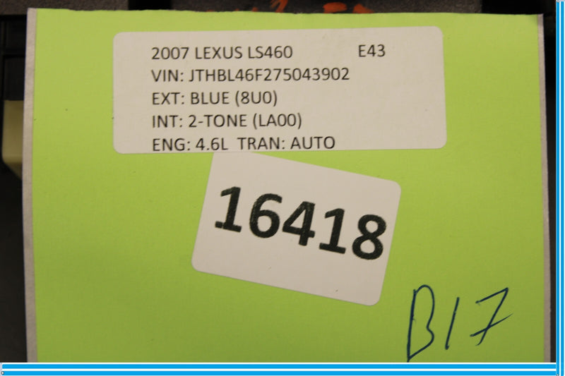 Load image into Gallery viewer, 07-12 Lexus LS460 Front Right Passenger Side Door Window Control Switch Oem
