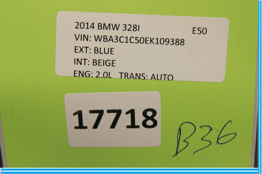 12-18 BMW 320i 328i F30 Steering Column Upper Trim Panel Cover Oem