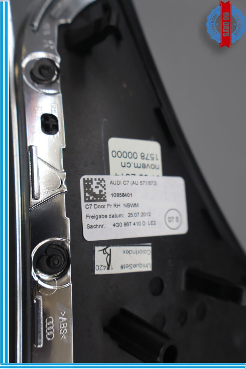 Load image into Gallery viewer, 12-18 Audi A6 Quattro Front Right Passenger Side Door Panel Insert Trim Oem
