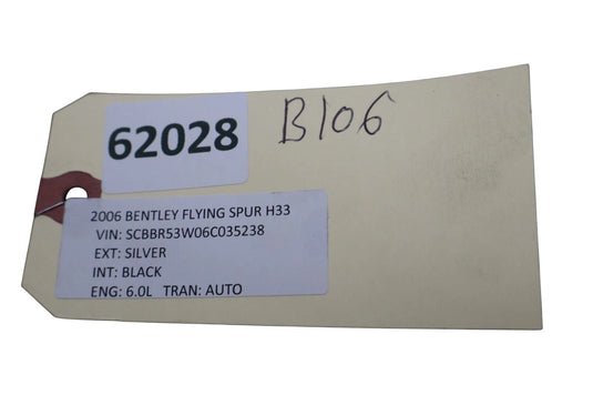 03-12 Bentley Continental Flying Spur Start Ignition Switch Module W/ Key Oem