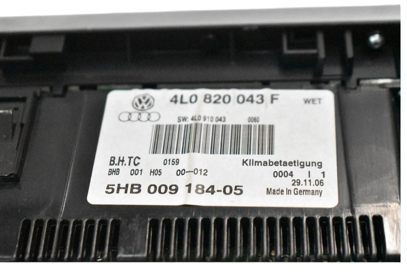 Load image into Gallery viewer, 07-09 AUDI Q7 AC Temperature Heater Climate Control 4L0820043F OEM
