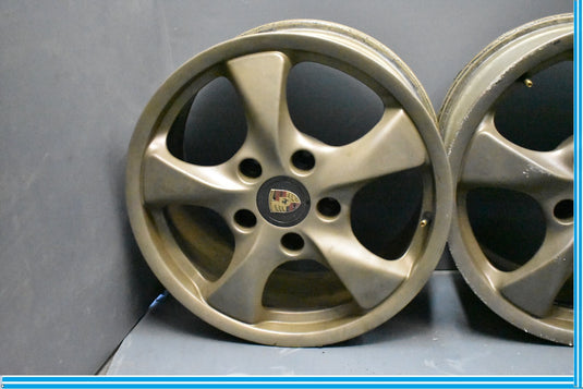 97-04 Porsche Boxster 986 17" Allow Wheel Rim Set 98636212401 Oem