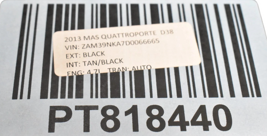 04-19 Maserati Quattroporte GranTurismo Fuel Evap Box Charcoal Canister Oem