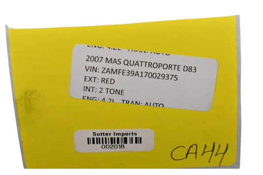 04-08 Maserati Quattroporte Front Left Driver Side Spindle Knuckle Hub Oem