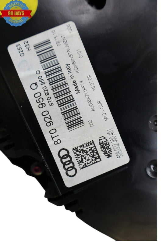 08-12 Audi A5 A5 Quattro Speedometer Instrument Gauge Cluster 8T0920950 OEM