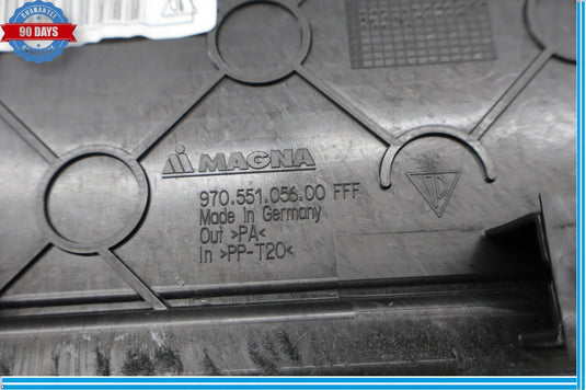 10-16 Porsche Panamera Rear Right Side Trunk Cargo Floor Access Cover Panel Oem