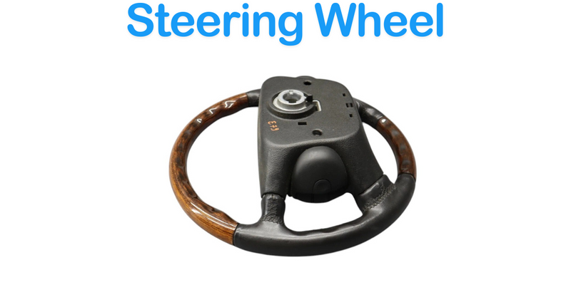Load image into Gallery viewer, 10-19 Jaguar X351 XJR XJ XJL Steering Wheel W/o Paddle Shifters Black Oem
