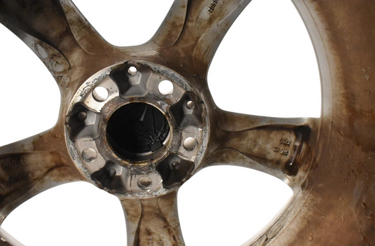 12-18 Mercedes W218 CLS400 CLS550 5 Spoke Rear Wheel Rim 9.5Jx19 A2184010502 Oem