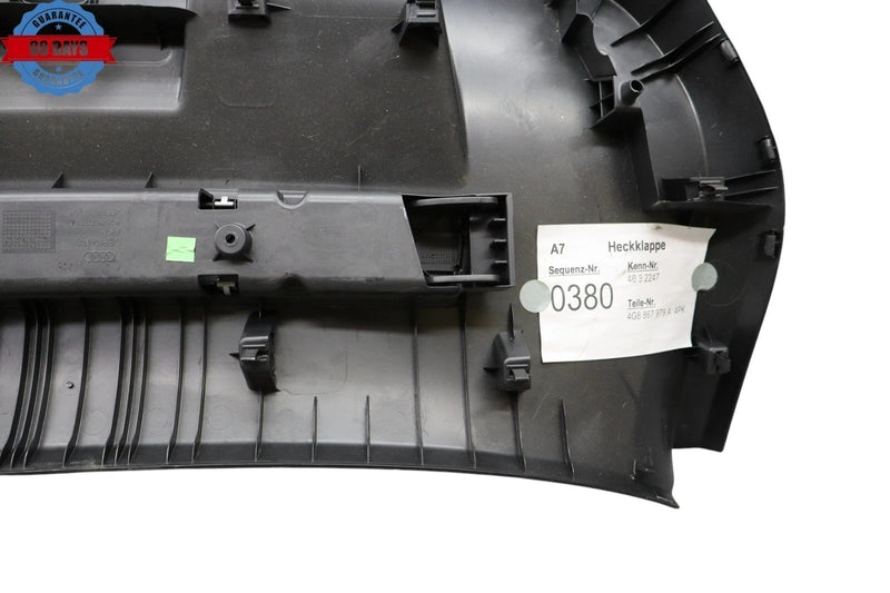 Load image into Gallery viewer, 12-17 Audi A7 A7 Quattro S7 Rear Tailgate Trunk Lower Trim Panel 4G8867979A Oem
