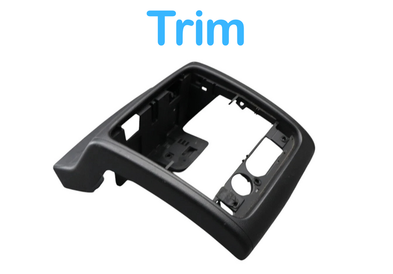 Load image into Gallery viewer, 11-17 Volkswagen VW Touareg Console Back Panel Cover Trim W/ Storage Tray OEM
