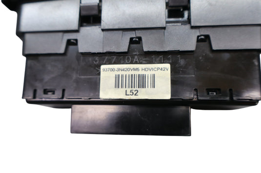 11-12 Hyundai Equus Traction Control Switch Black 93700-3N420 Oem