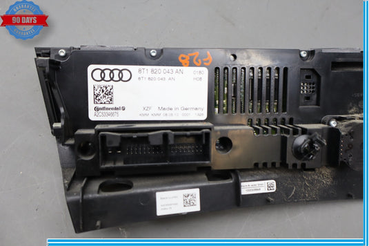 09-12 Audi A4 Auto Single Zone Climate Control Panel W/ Heated Seats Oem
