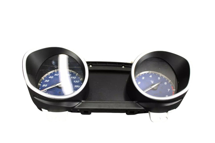 14-17 Maserati Ghibli Speedometer Instrument Cluster Gauge Black 670036109 Oem