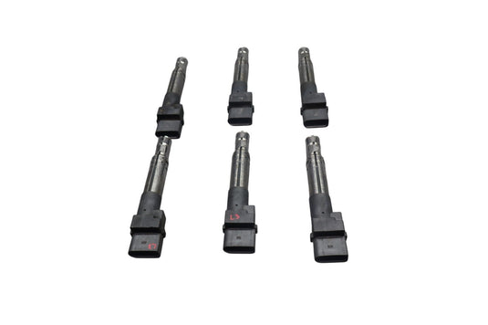 11-14 Porsche Cayenne 958 3.6L Front Engine Ignition Coil Coils Set of 6 Oem