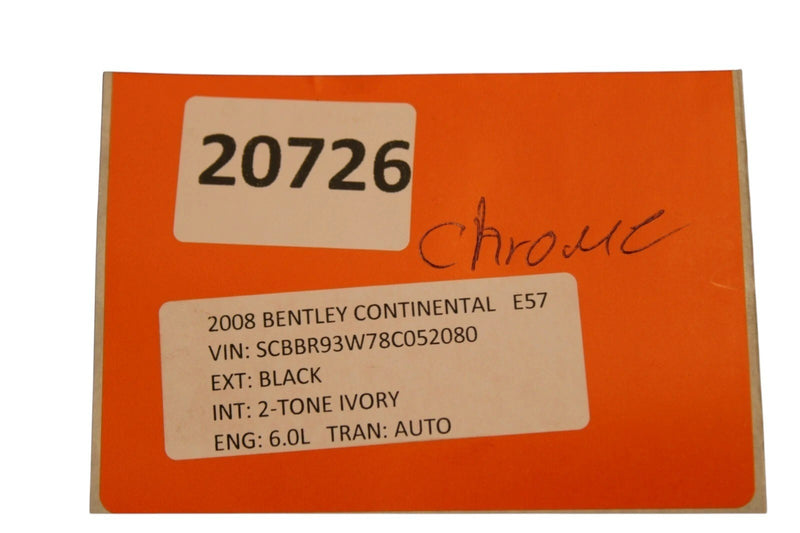 Load image into Gallery viewer, 06-12 Bentley Continental Rear Left Driver Lower Window Chrome Strip Trim OEM
