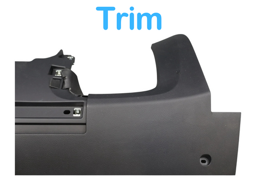 11-17 Volkswagen Touareg Front Left Driver Side Lower Dash Panel Cover Trim OEM