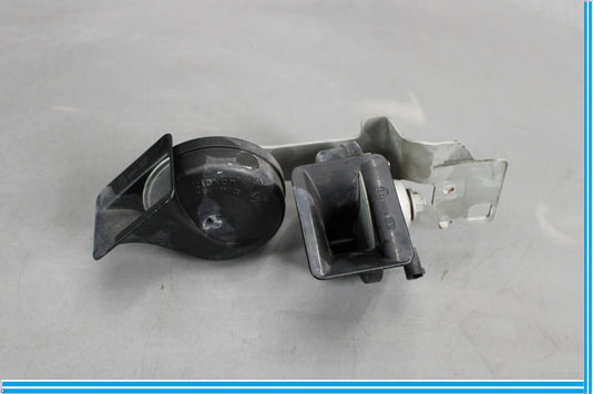 04-10 BMW 645Ci 650i Low & High Pitch Horn Set W/Bracket 6935709 Oem