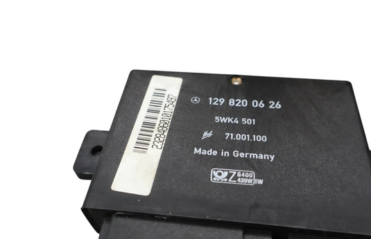 90-95 Mercedes 500SL 300SL Anti Theft Key Alarm Control Module A1298200626 Oem
