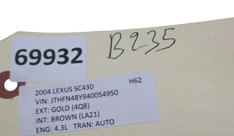 Load image into Gallery viewer, 02-05 Lexus SC430 Rear Trunk Fuse Relay Junction Fuse Block Box 82670-24092 Oem
