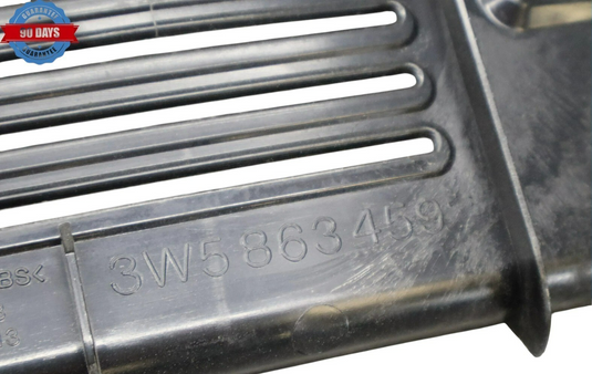 06-12 Bentley Continental Rear Trunk Latch Lock Sill Scuff Plate Trim Panel Oem